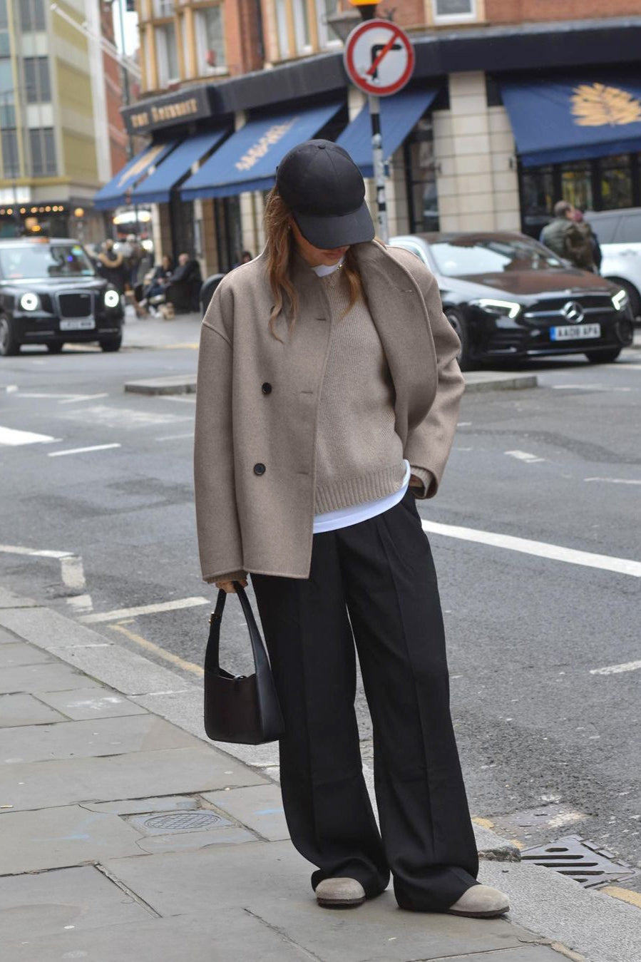 Retro Style Woolen Office Coat