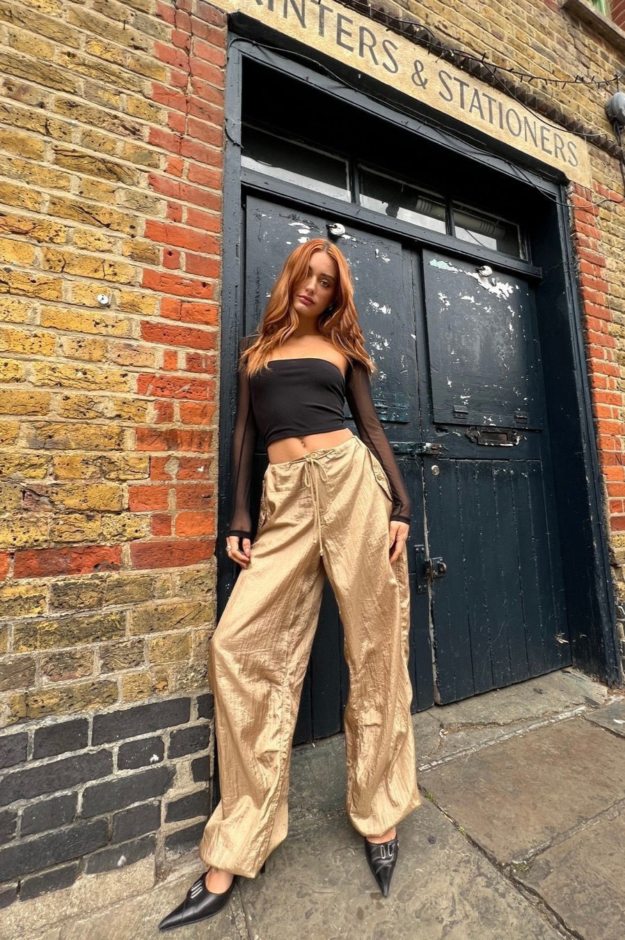 Breezy Fit Drawstring Parachute Pant