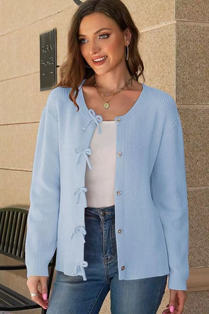 Cozy Knit Long-Sleeve Cardigan