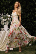 Slim Cami Printed Floral Dress