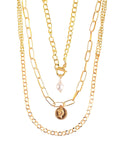 Multicolor Thick Layer Chain Necklace