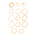 Gold Geometric Aesthetic Knuckle Ring