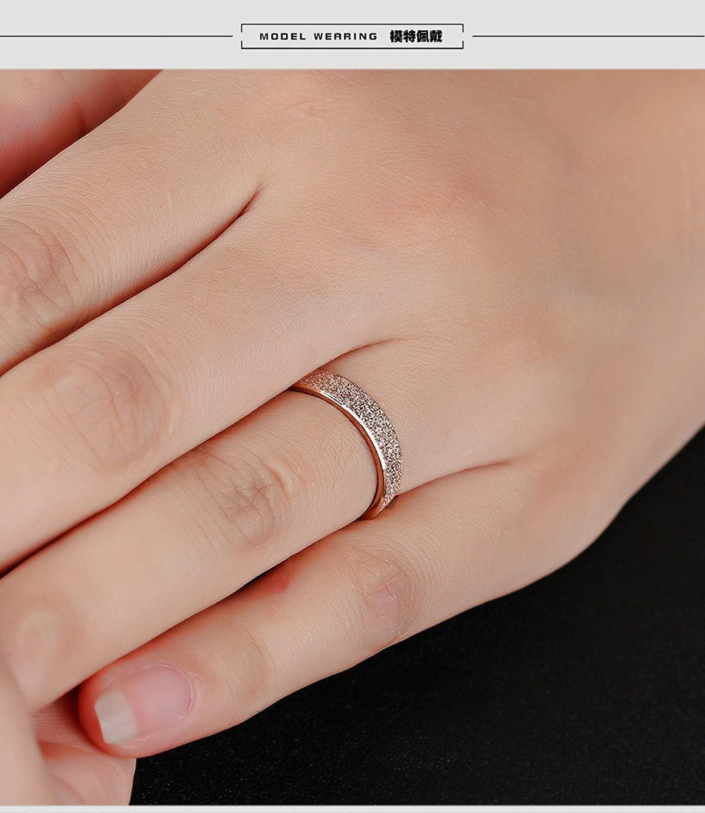 Rose Gold Stainless Steel Smooth Band Ring