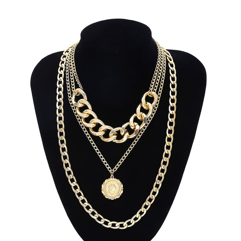 Multicolor Thick Chain Choker Necklace