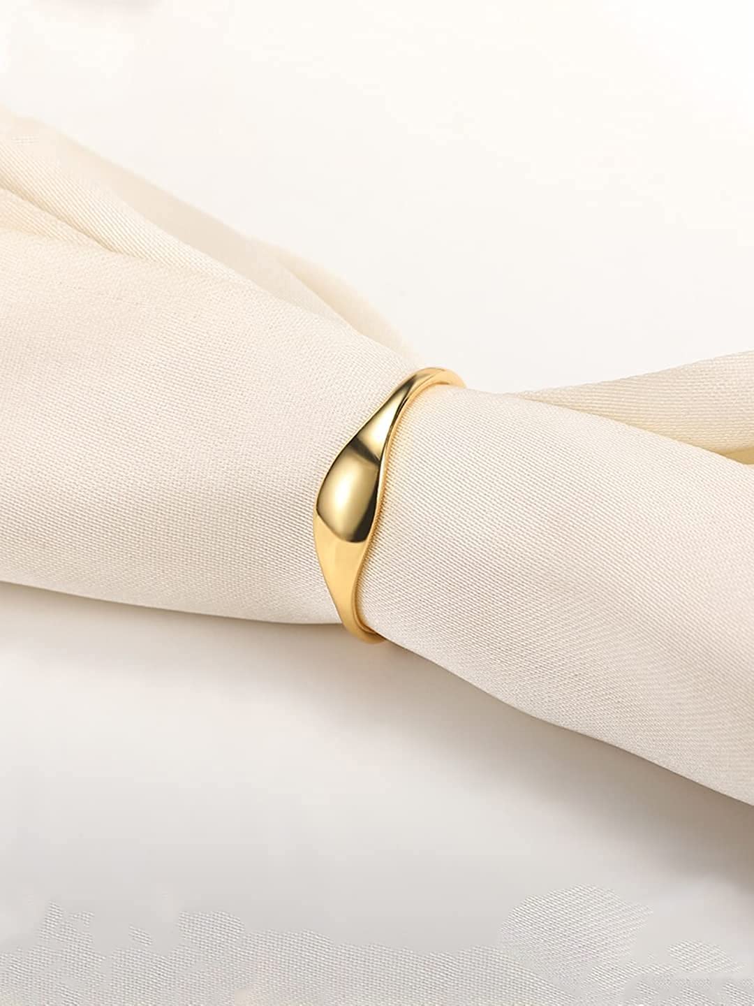 Gold Plated Adjustable Fashion Finger Ring