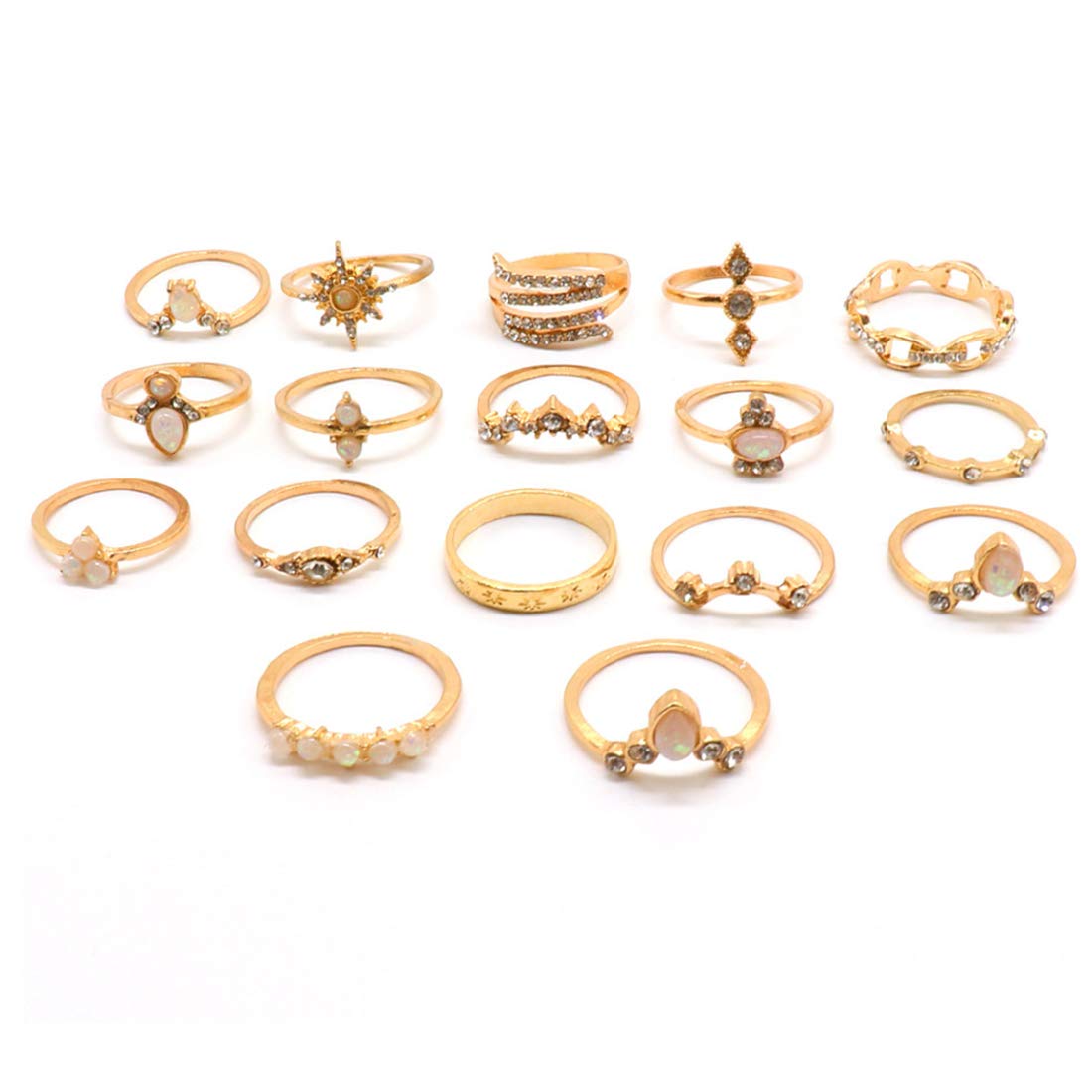 Gold Plated Boho Vintage Aesthetic Ring