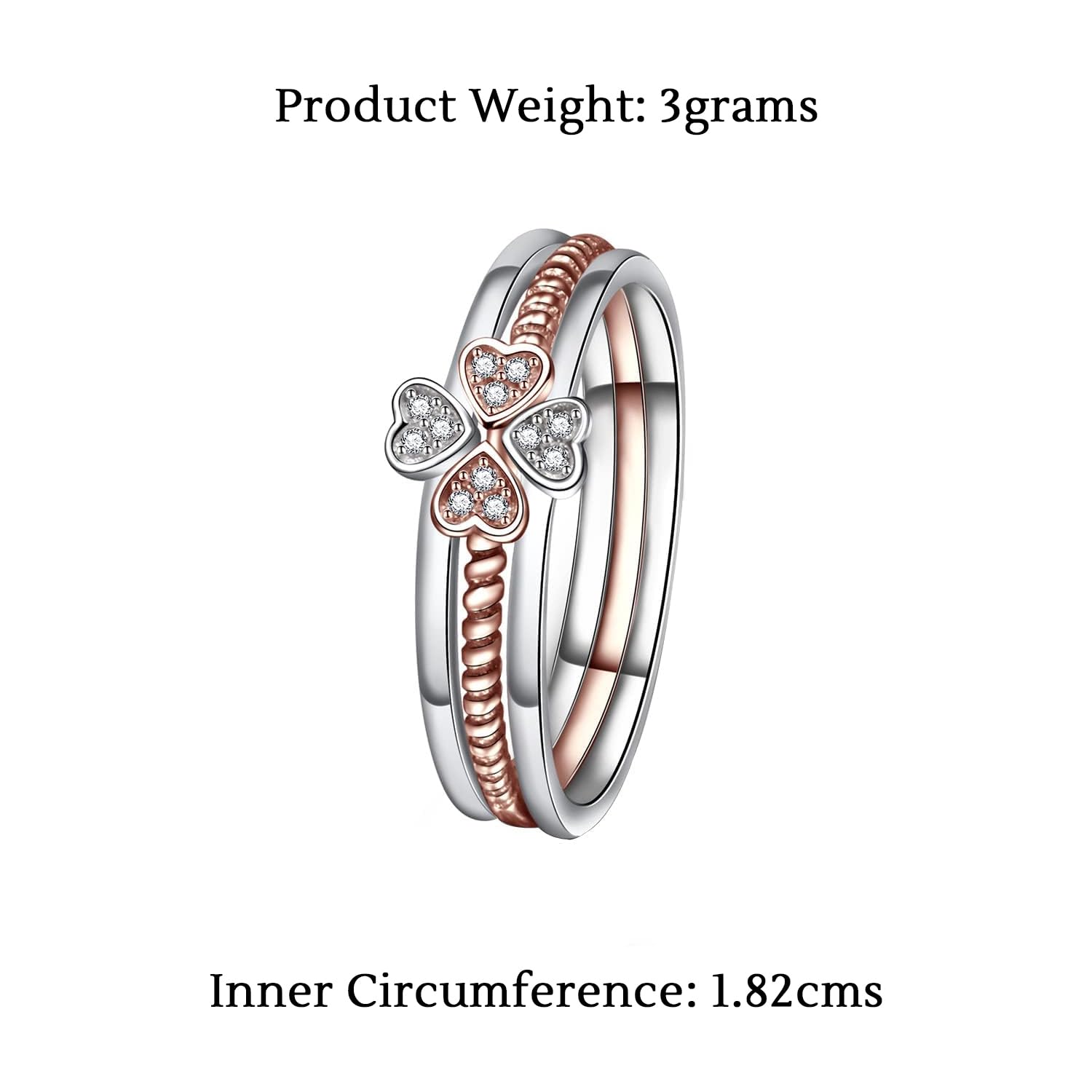 Sterling Silver Certified Crystal Ring