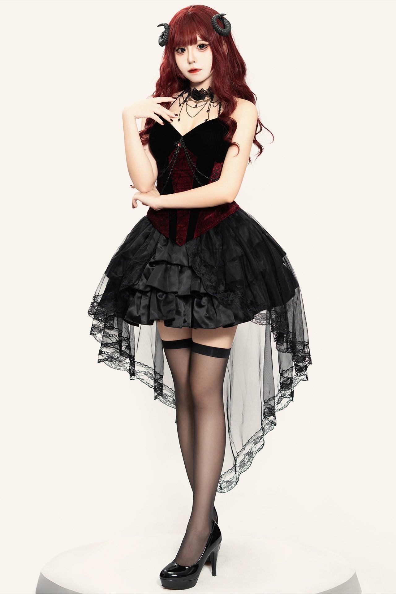 Vampire Lacework Gothic Dress