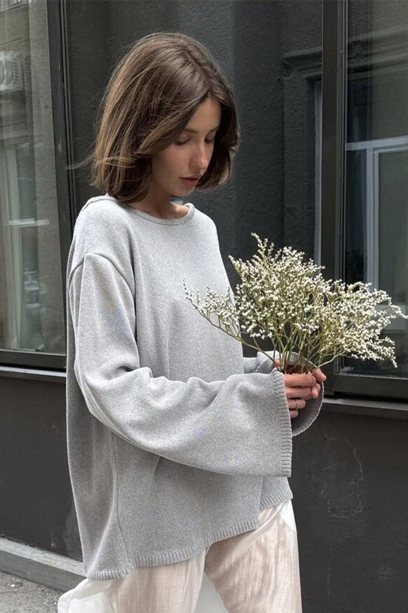 Loose Backless Casual Sweater