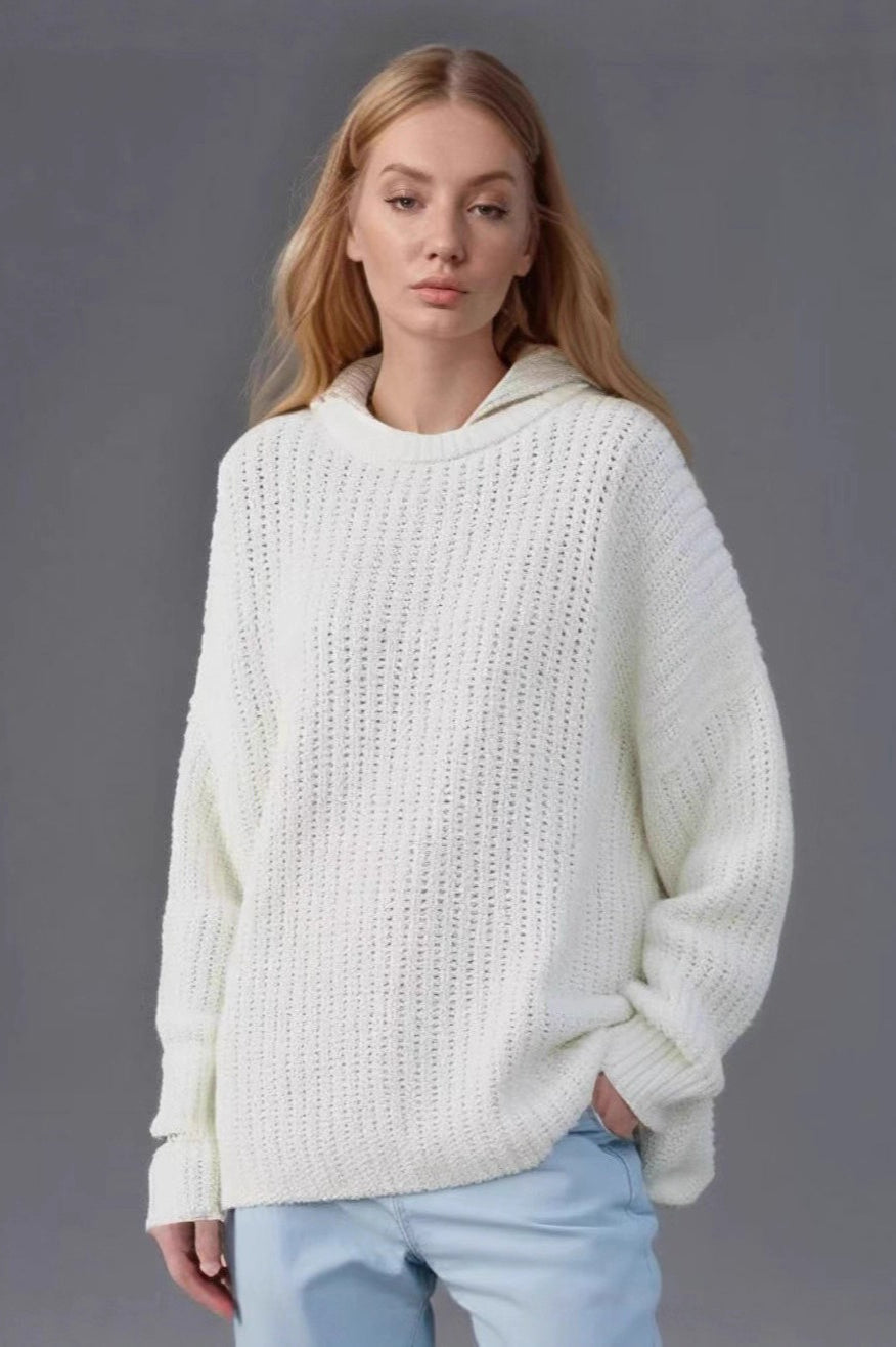 Casual Lantern Sleeve Sweater