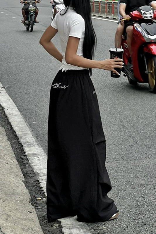 Street Lace-Detail Pant