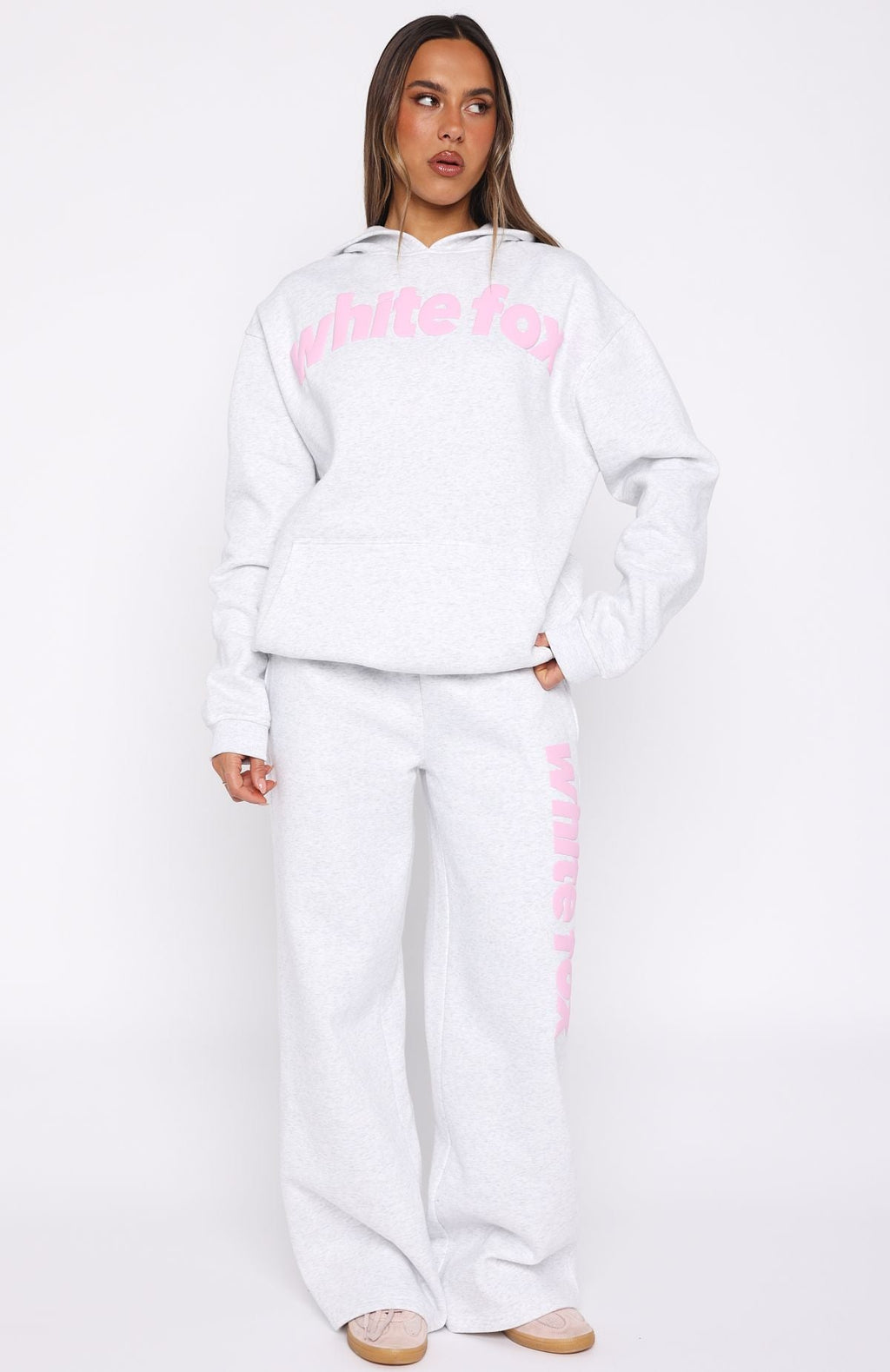From Archives Kenzie Oversized Grey Marle Hoodie