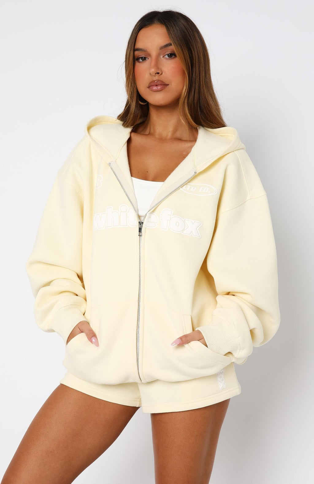 Ready To Go Zip Lemon Hoodie