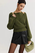 Modern Layered Knit Sweater