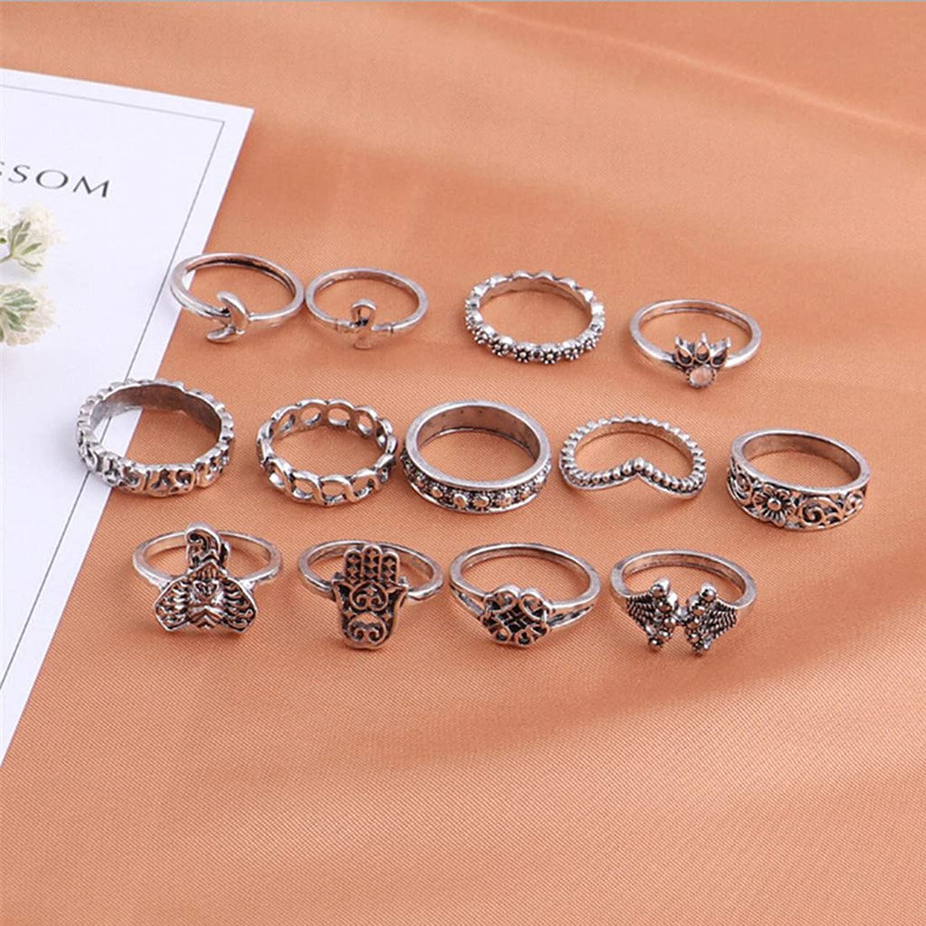 Oxidised Silver Vintage Aesthetic Ring