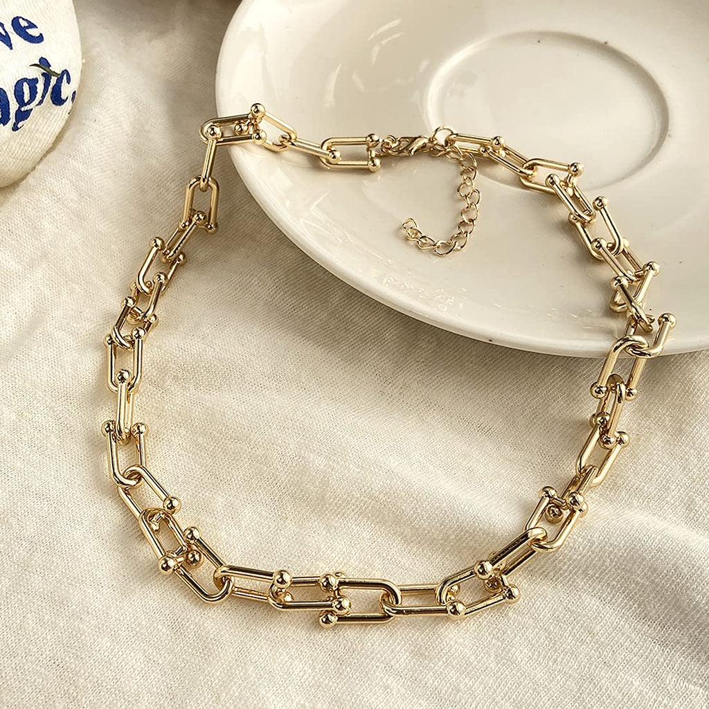 Key Heart Multilayer Combo Choker Necklace