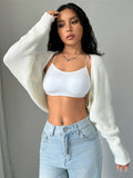 Relaxed Knit Shrug Cardigan