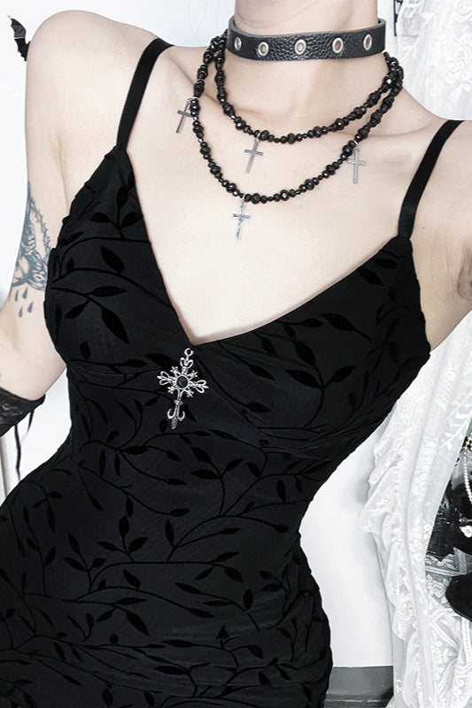 Fitted Velvet Gothic Dress