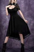 Bareback Lace Gothic Dress