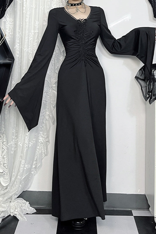 Slim Dark Gothic Dress