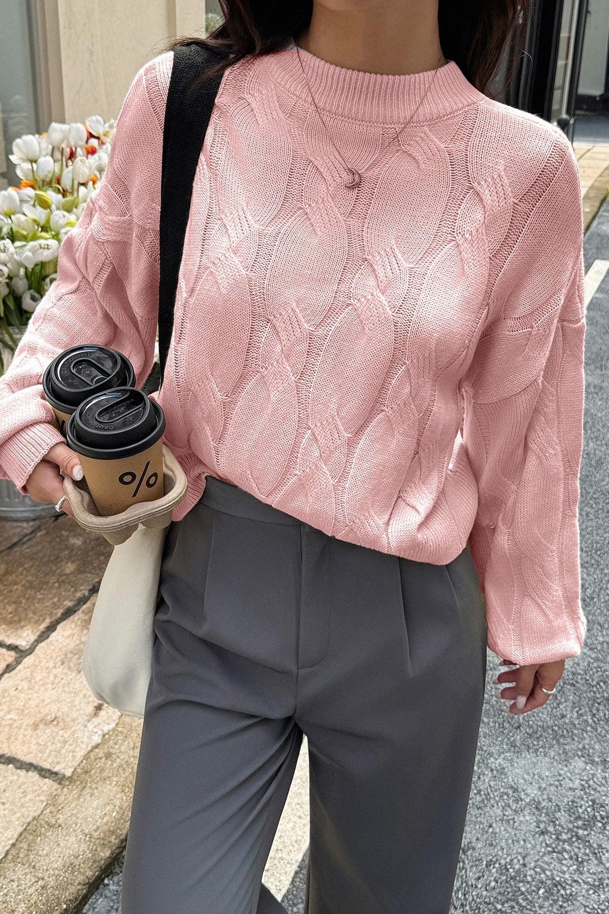 Long Sleeve Knitted Base Sweater