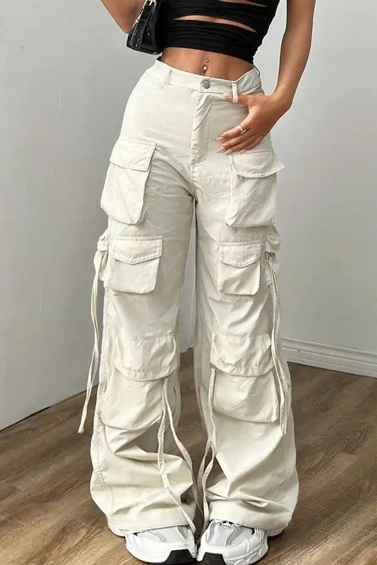 Y2K Black Wide-Leg Pant