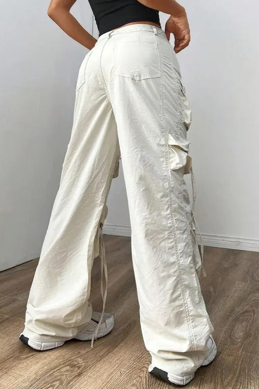 Y2K Black Wide-Leg Pant