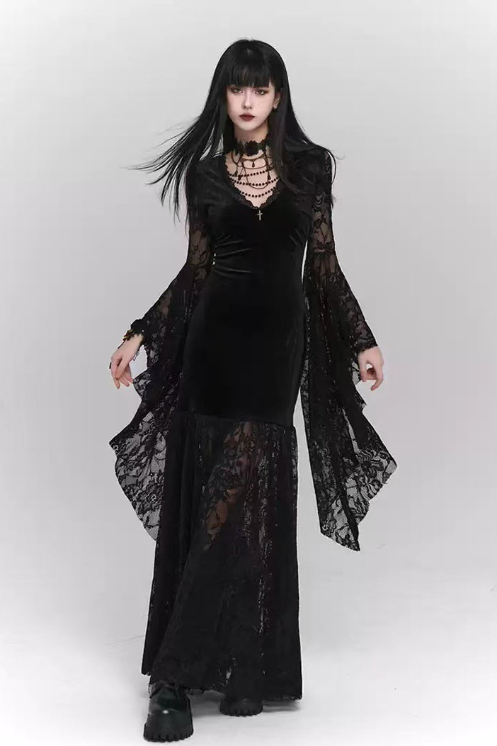 Spooky Retro Gothic Dress