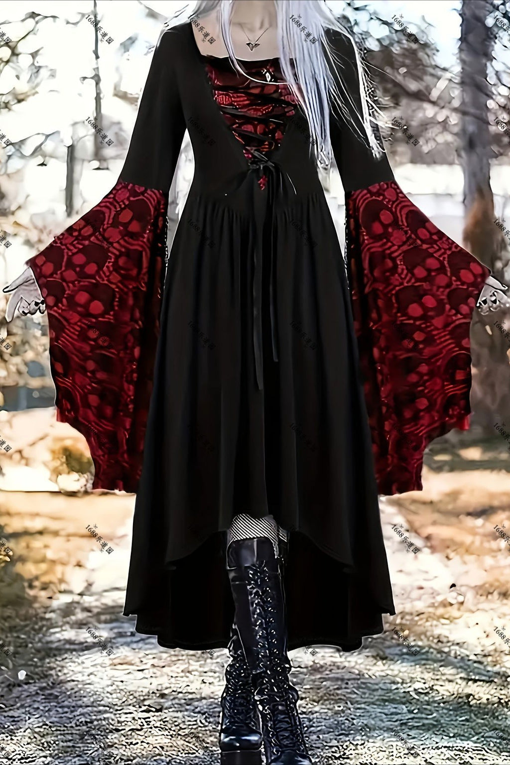 Rebel Tailored Halloween Gothic Dress