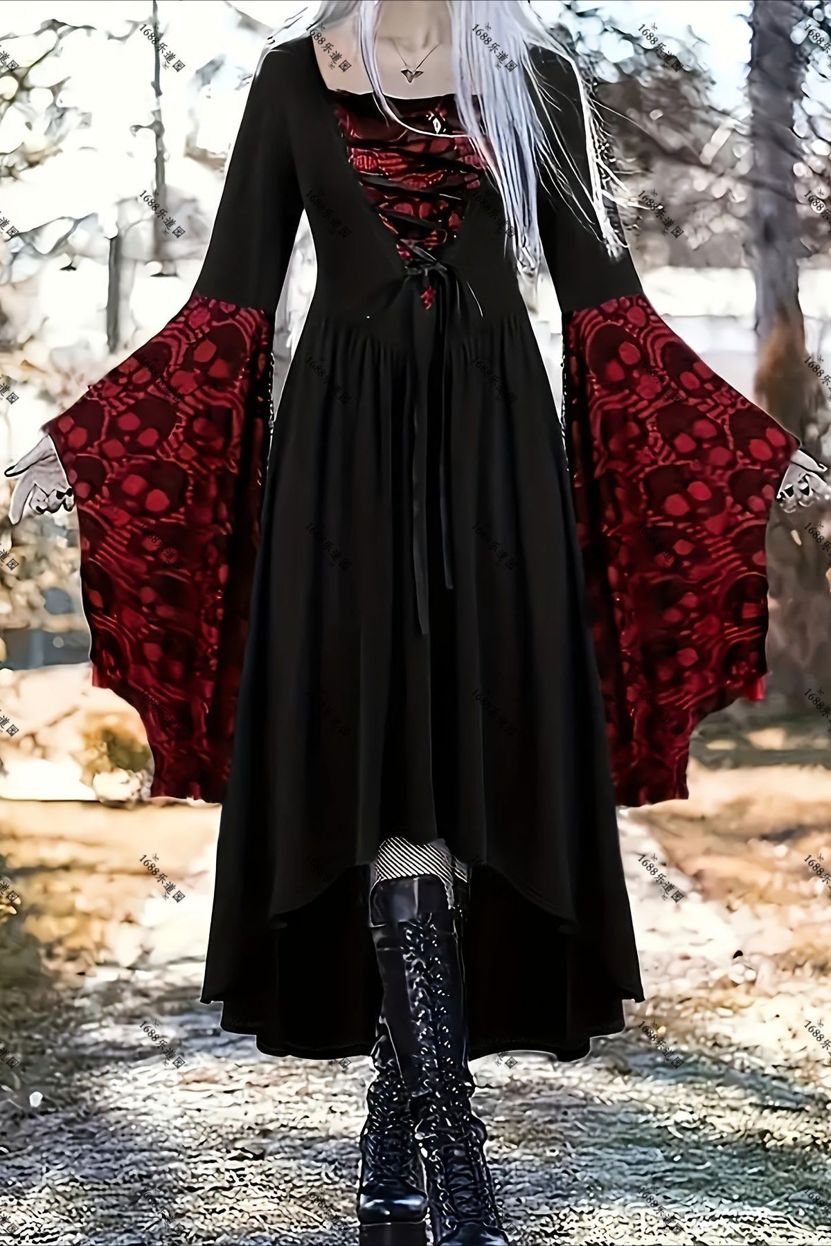 Rebel Tailored Halloween Gothic Dress