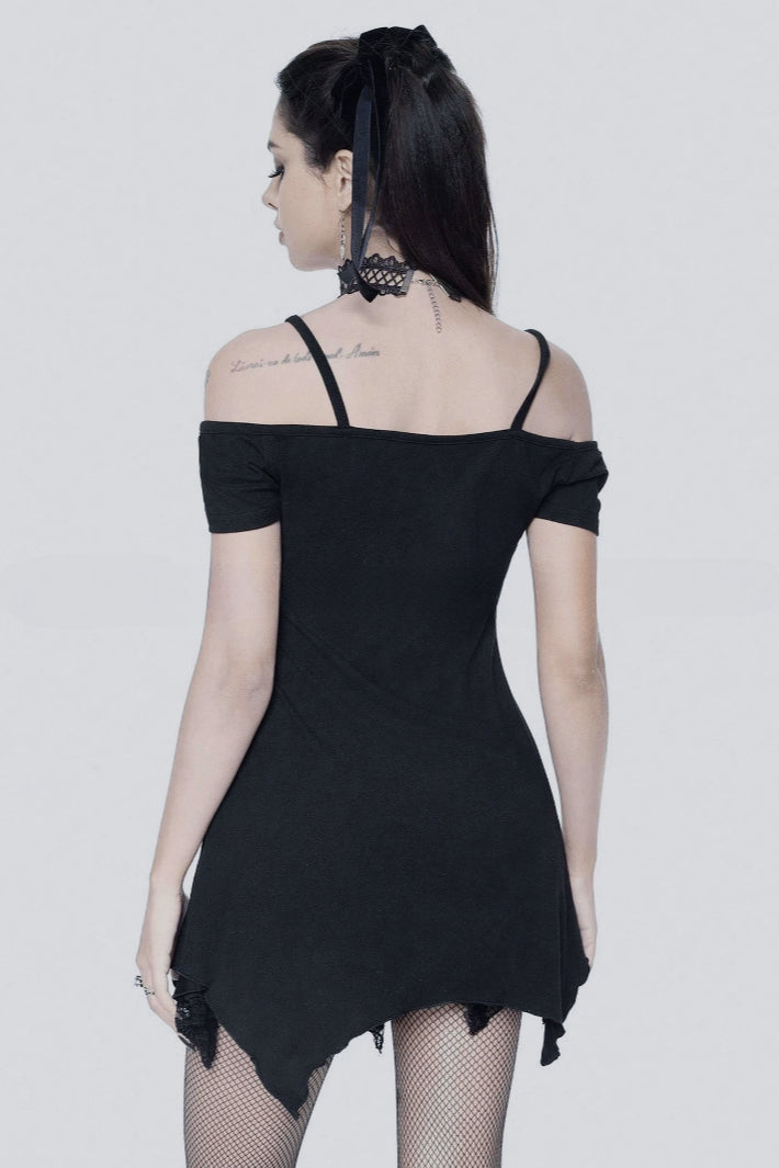 Sheer Lacework Gothic Dress