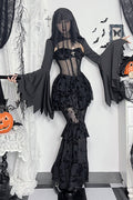 Halloween Mesh Gothic Dress