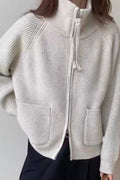 Relaxed High Neck Sweater