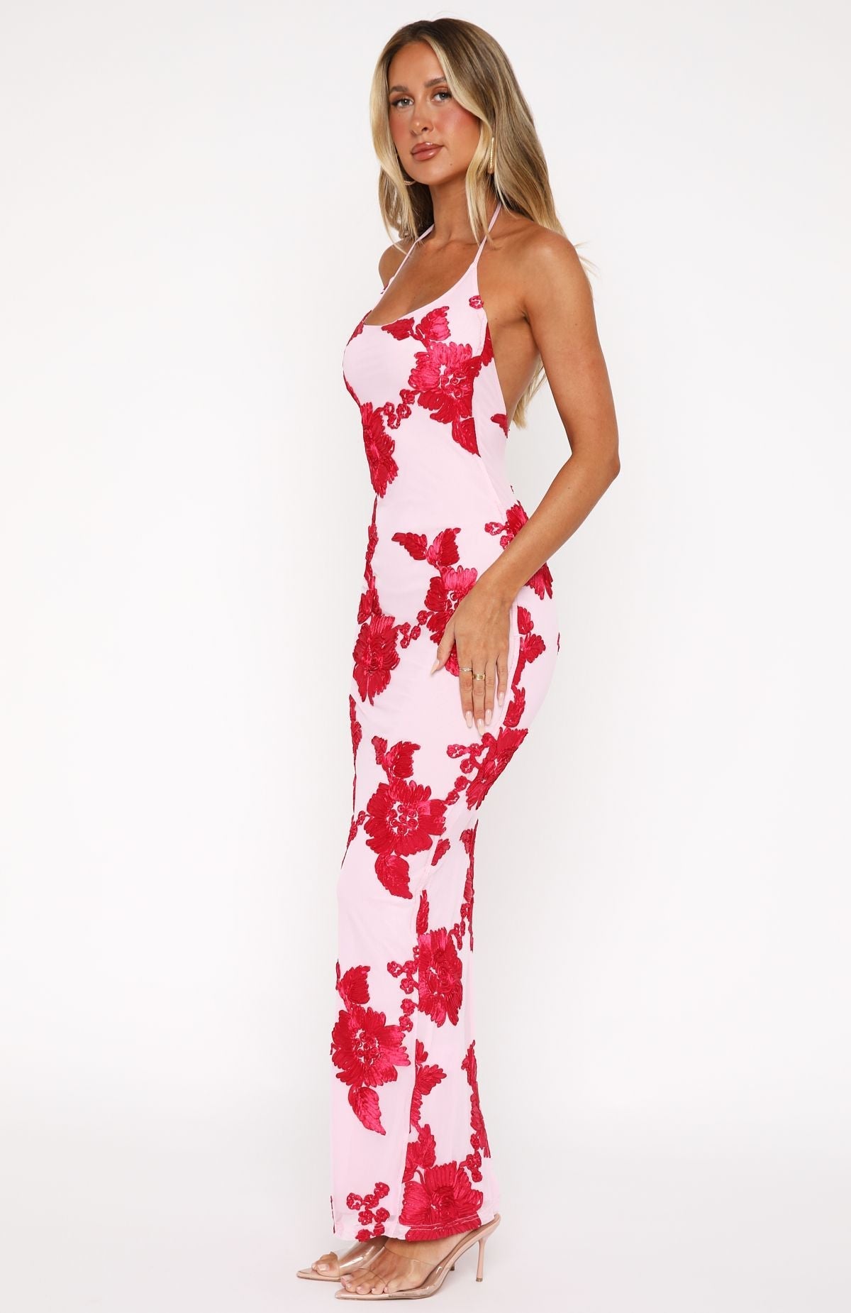 Pink Summer Ready Fun Maxi Dress