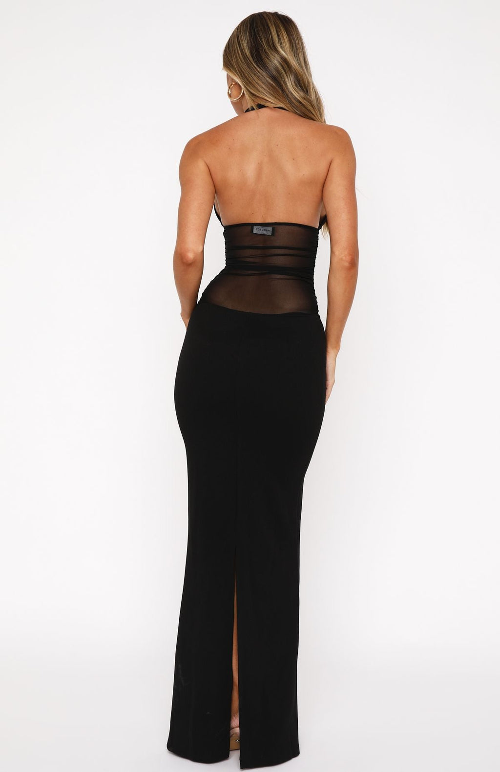 Black All My Love Elegant Maxi Dress
