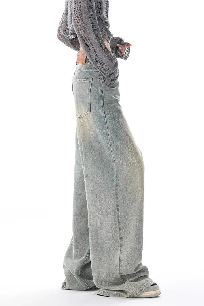 Vintage Wide Leg High Waist Jean