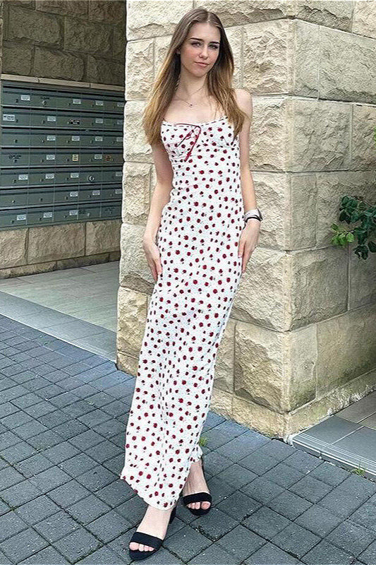 Sweet Lace Cami Floral Dress