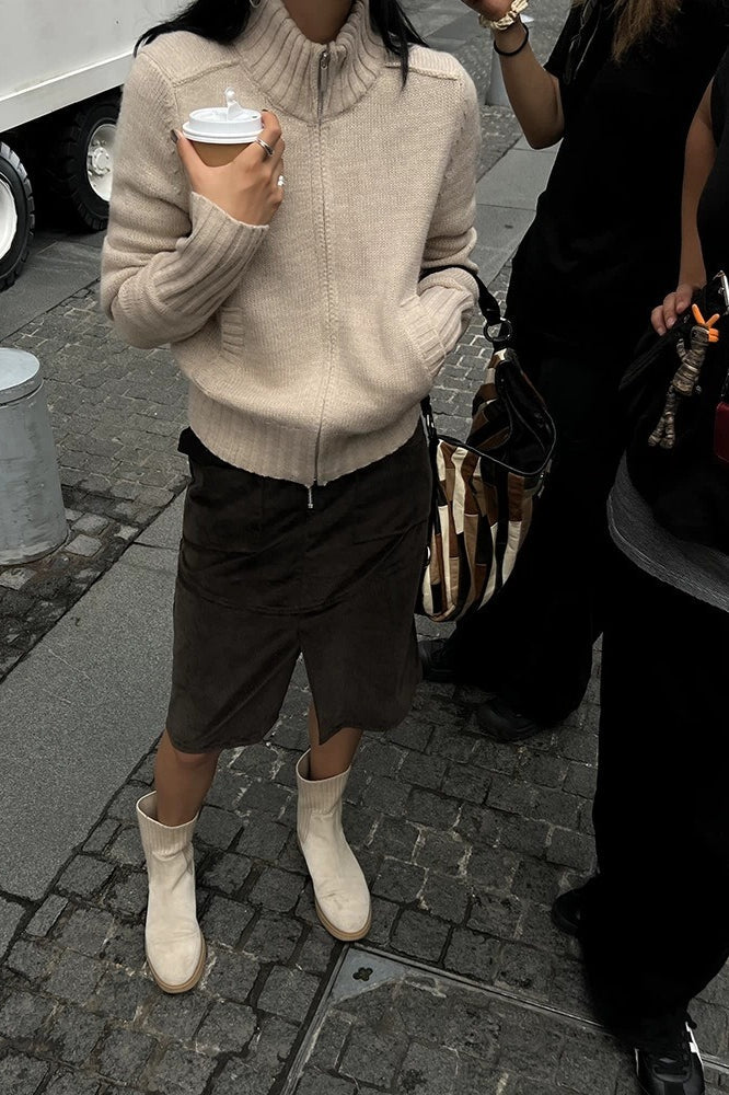 Thickened Turtleneck Knit Sweater