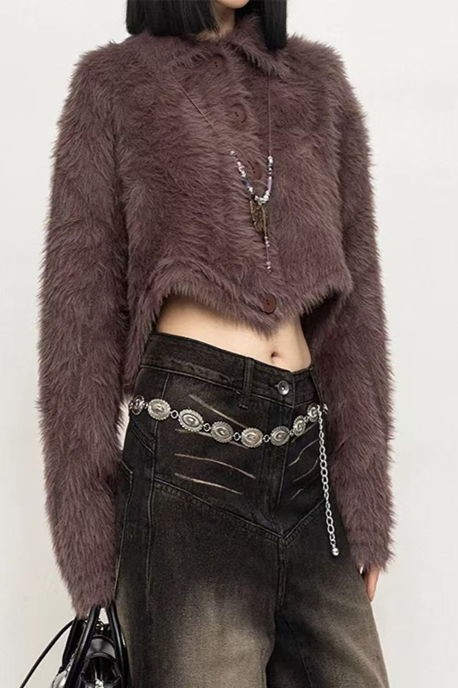 Alluring Short Knit Sweater