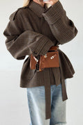 Vintage Houndstooth Demure Designer Coat