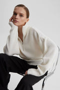 Warm Half Zip Knitted Sweater