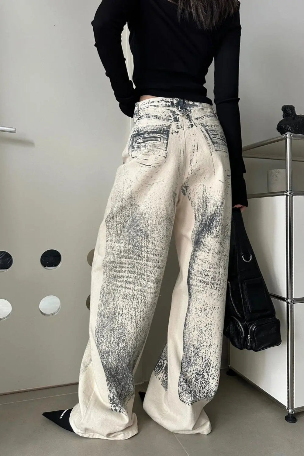 Straight Tie Dye Vintage Jean