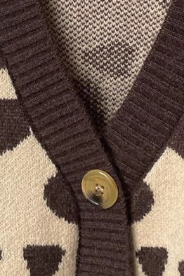 Casual Leopard Design Cardigan
