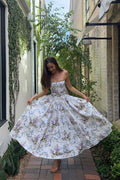 Alluring Cami Fitted Waist Floral Dress