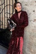 Slim Fit V Neck Chic Floral Dress