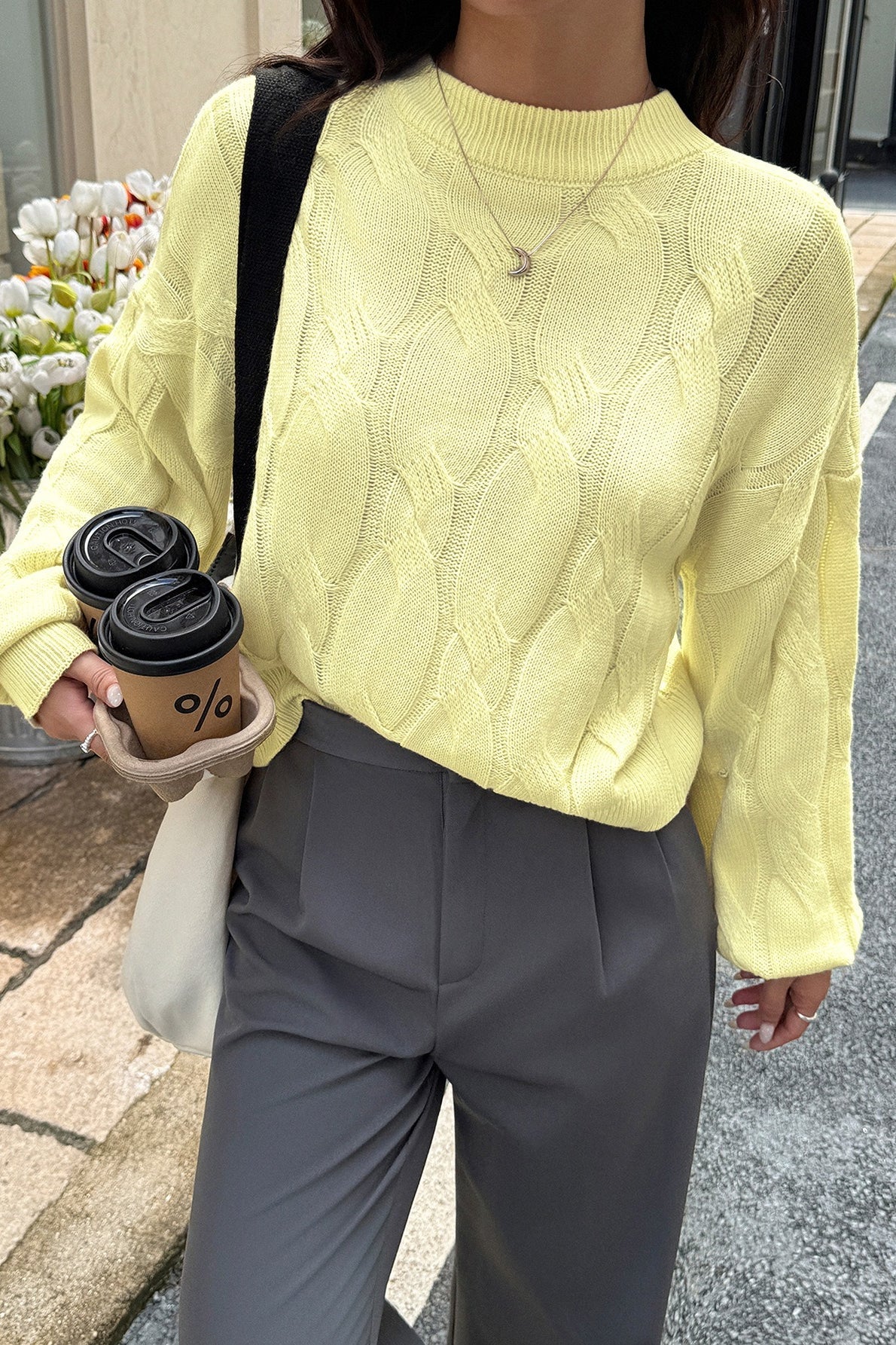 Long Sleeve Knitted Base Sweater