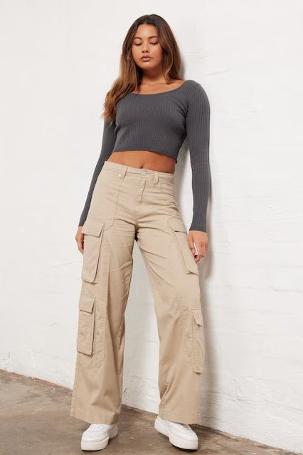 Retro American High-Rise Straight Pant
