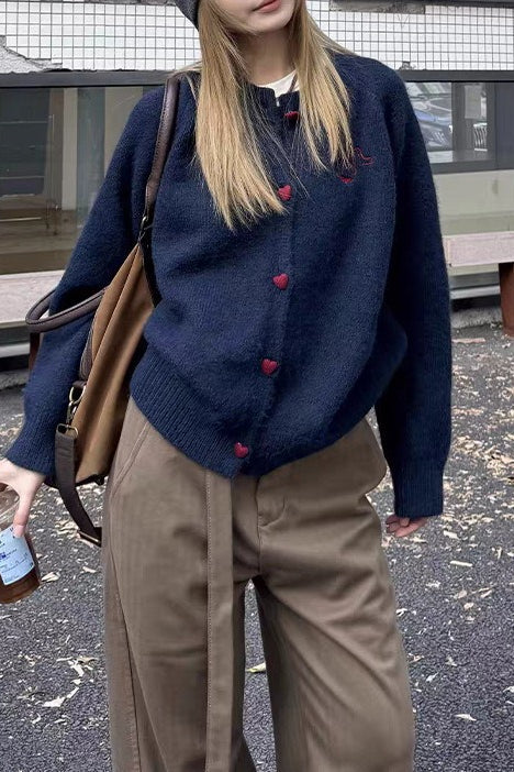 Loose Round Neck Knit Sweater