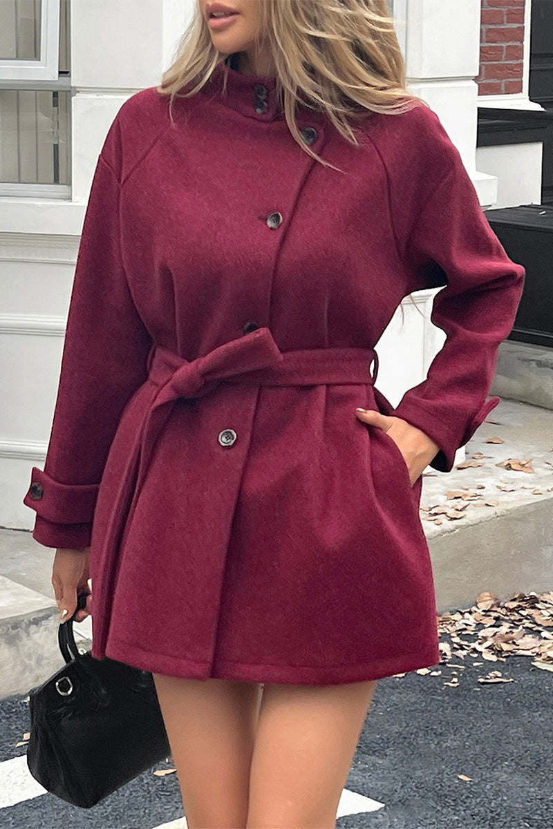 Casual Long Sleeve Sweater Coat