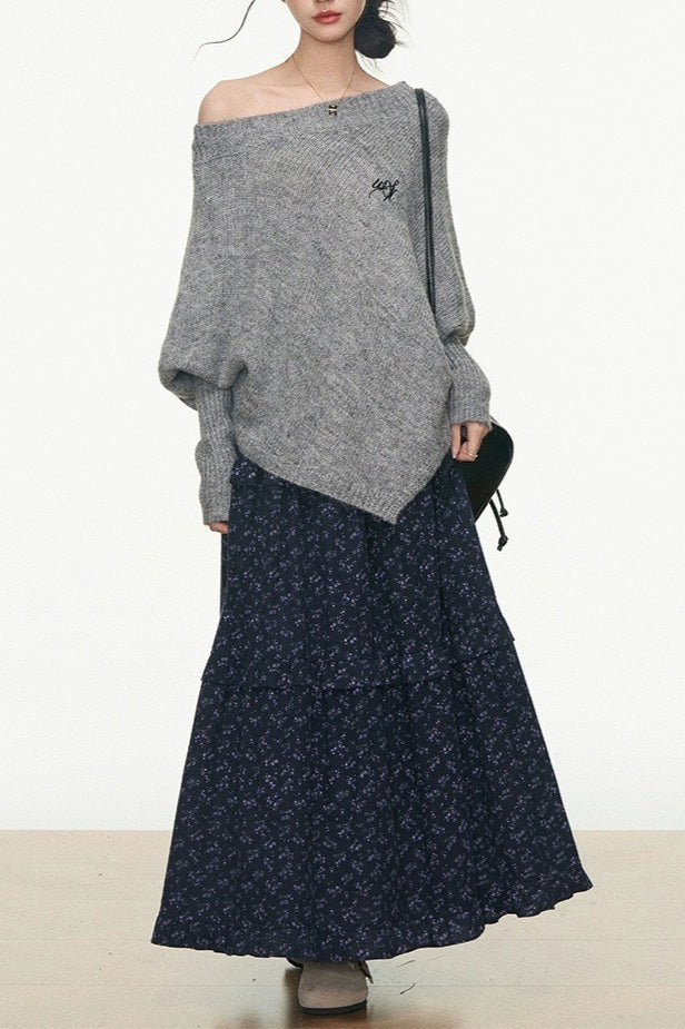 Loose Off Shoulder Sweater